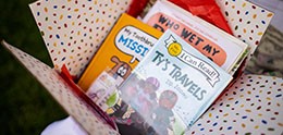 Maßgeschneidertes Anythink Box-Subscription-Programm für Kinder.