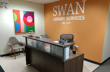 SWAN Library Services front desk.
