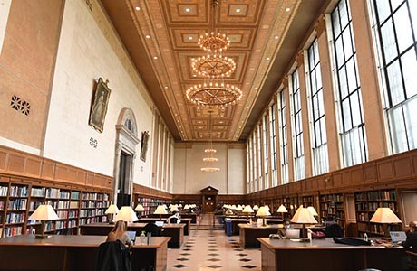 Foto: Hauptlesesaal der Butler Library der Columbia University