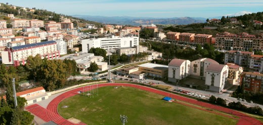 Vue extérieure de l'Université Kore d'Enna