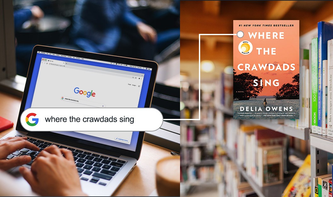 Fotoabbildung: Links zur Bibliothek in Google
