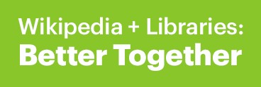 Wikipedia + Libraries logo