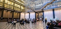 Atrium de la bibliothèque de l'Université de New York