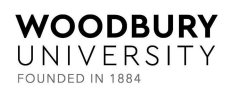 Logo der Woodbury University