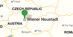 Carte situant Wissenschaftliche Allgemeinbibliothek Wiener Neustadt