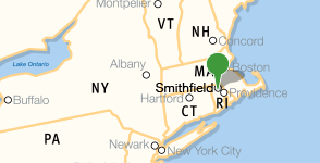 Karte der Bryant University