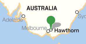 Carte de Swinburne University of Technology