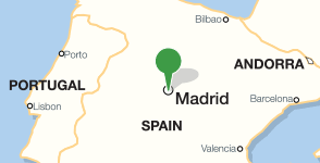 Carte situant Universidad Complutense Madrid