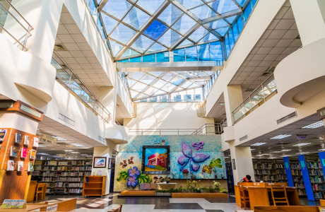 foto: interieur, Chaoyang University of Technology, Poding Memorial Library