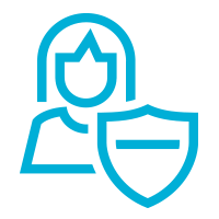 Pictogram: privacy van de gebruiker