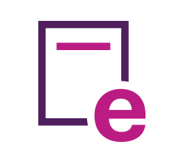 Icon: E-content highlighted