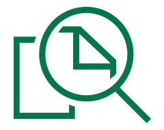 Symbol für Suche und Recherche