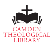 Logotipo de la Camden Theological Library