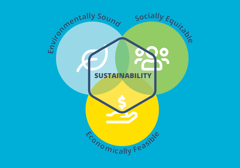 Illustration: Sustainable Libraries Initiative Venn diagram
